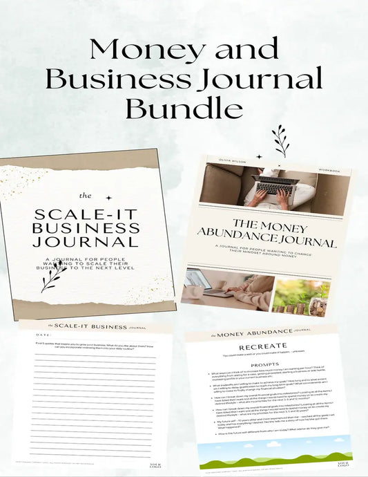 Money and Business Journal Bundle