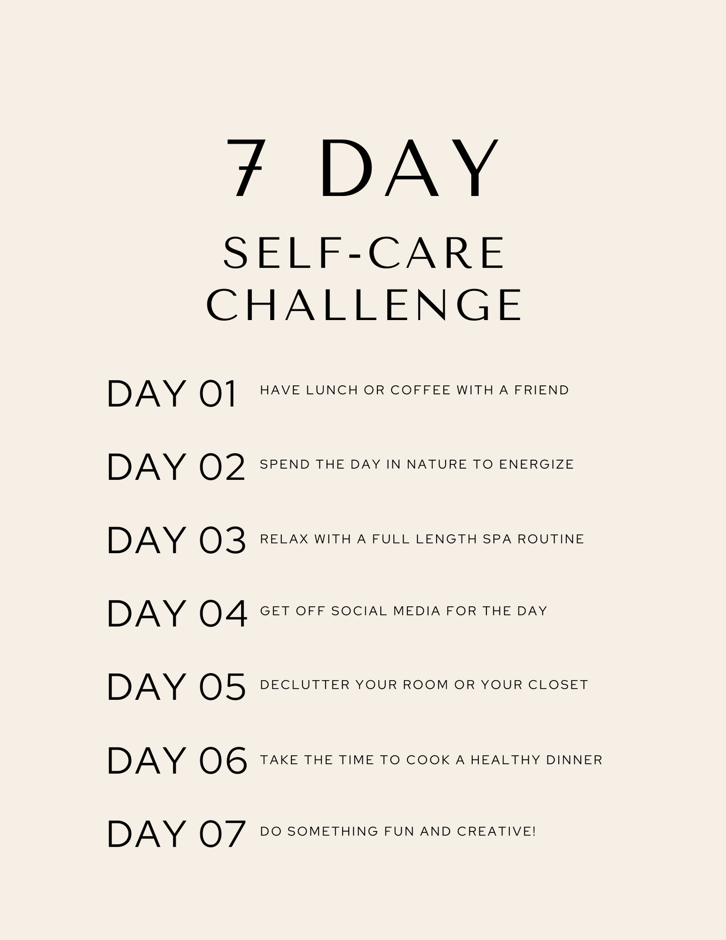 Self Care Planner